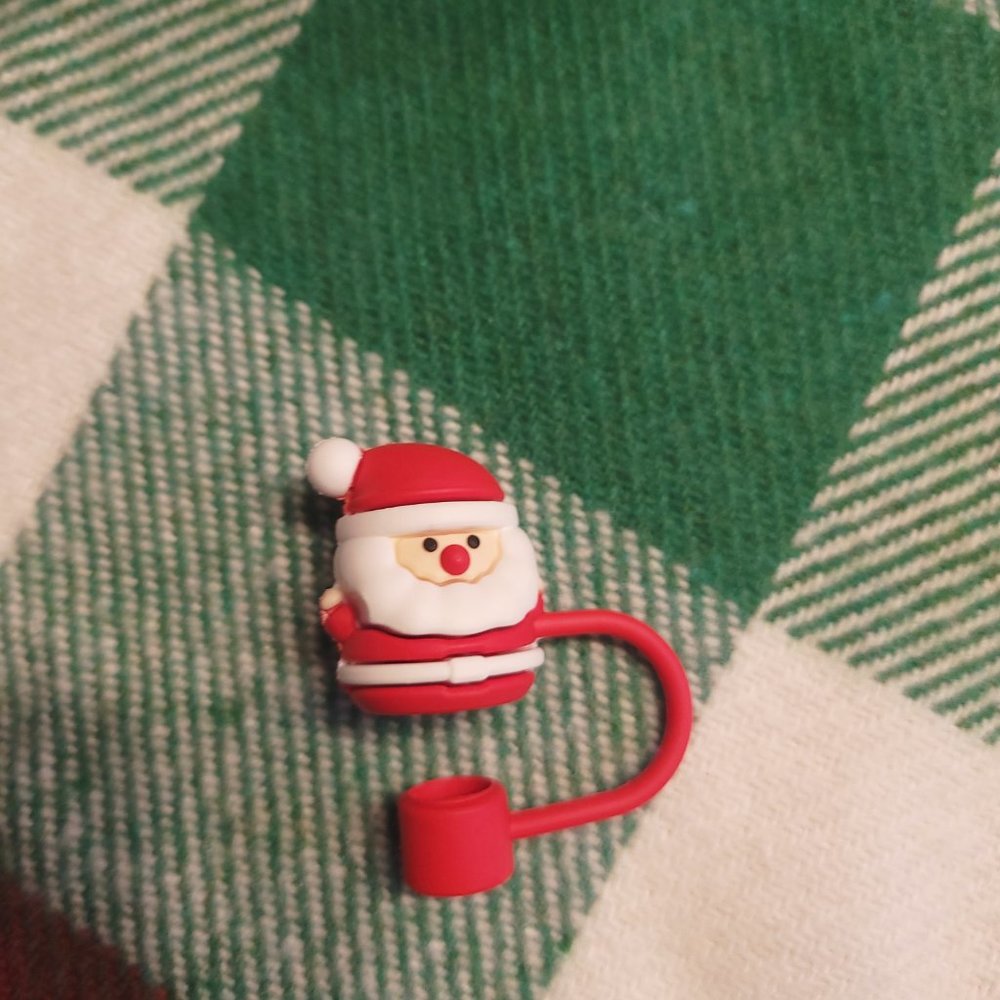 NEW 5pc Stanley Christmas Straw Topper Cup Cover Accessory Stocking Stuffer - Picture 6 of 10